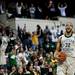 EMU senior Jamell Harris celebrates after stealing the ball in the remaining seconds of the game against Purdue on Saturday. The Eagles won 47-44. Daniel Brenner I AnnArbor.com